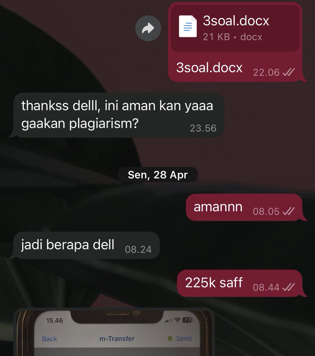 lia◜◡◝♡| joki tugas termurah tweet media