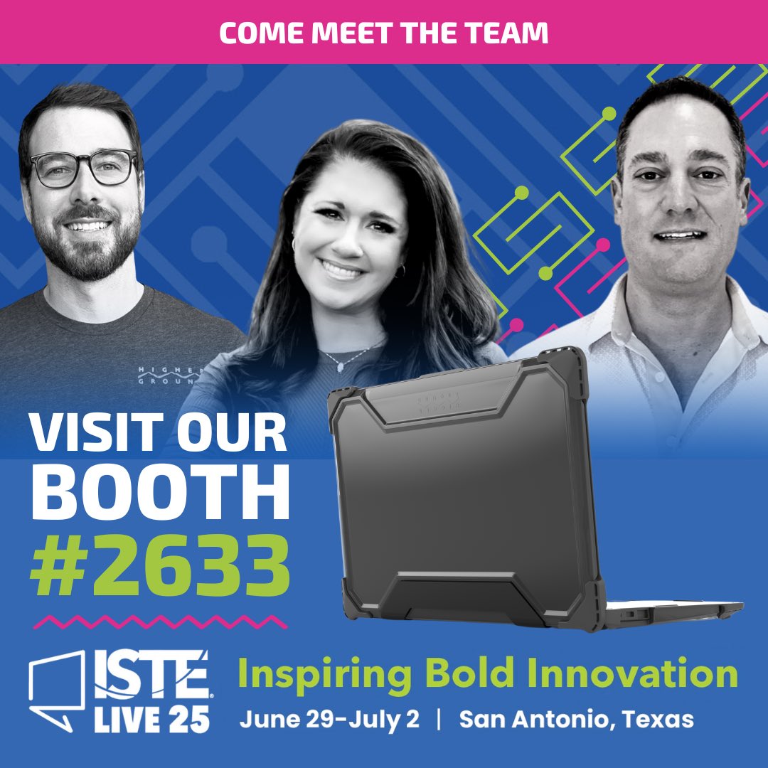 ISTE 2025 is almost here!

We're headed to sunny San Antonio, TX, to showcase our latest device protection solutions built for the classroom and beyond. 🌟

Not registered yet? There’s still time to join us!

#hggear #movetohigherground #iste2025 #edtech #k12solutions