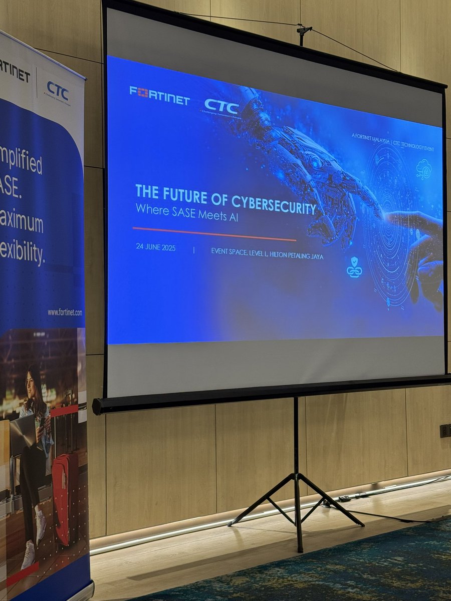 Yesterday attended FORTINET insights about FortiSASE at Hilton PJ.

Looking forward for the workshop.
#fortinet #malaysia