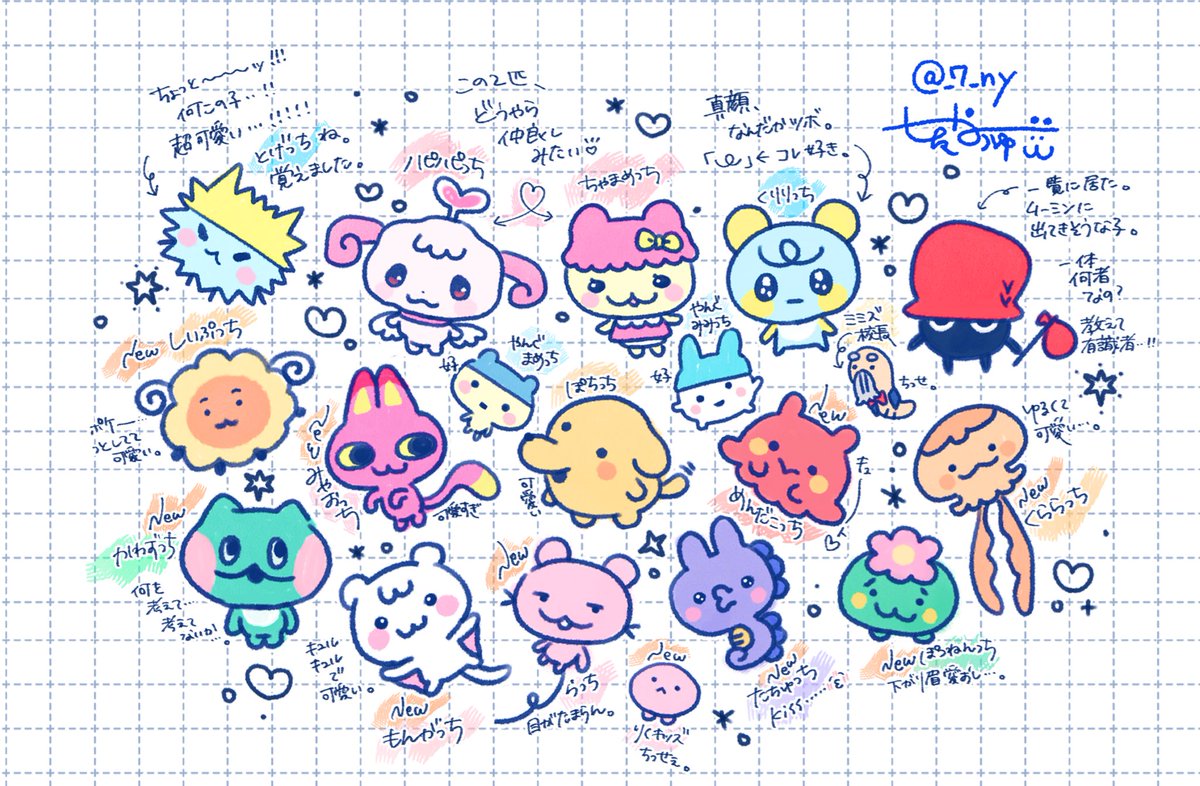 キヨっち キヨの実況見つつ、たまごっちを勉強中なのですが可愛い子多くて困った