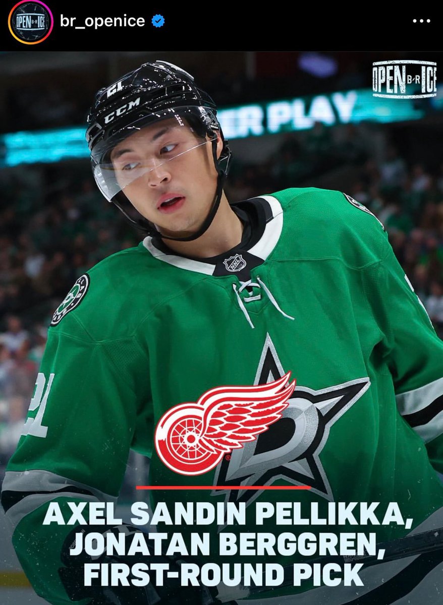 RedWingsRadar's tweet photo. There’s no way the Stars would say no.. wow https://t.co/CVR9YiwE5J