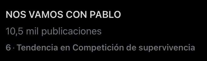 d0peanddiamonds's tweet photo. Diganme un participante que tenga este tipo de apoyo
NADIE
NUNCA

NOS VAMOS CON PABLO
#TodosSomosPablo
#RecompensaSurvivor https://t.co/GDoSoYLrrF
