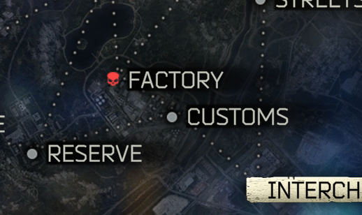 DesmondPilak's tweet photo. Should Implement a similar map icon for goons boss #EscapefromTarkov https://t.co/notILEcrFF