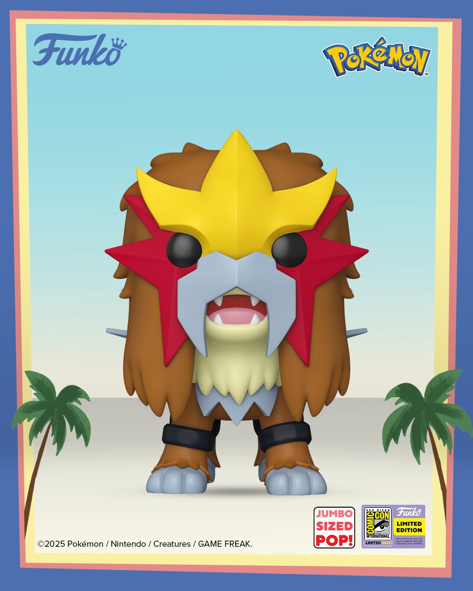 TeamPopFr's tweet image. #Entei l'un des #Pokémon légendaires de la région de #Johto a été dévoilé par #Funko en avant-première le mardi 24 juin 2025. Il sera prochainement disponible en exclusivité chez #FunkoEurope sous forme de #FunkoPop.

➩ FunkoEurope : tidd.ly/4afImzW