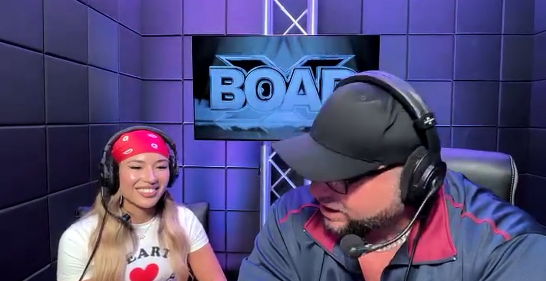 BustedOpenRadio's tweet photo. 🔴RIGHT NOW on #BOAD Uncle @bullyray5150 sits down w/ @WWENXT's @lolavicewwe 👊
#WWENXT
👂Tune In!
📻Fight Nation 156
📱#bustedopen247 https://t.co/EKWTDm00xj