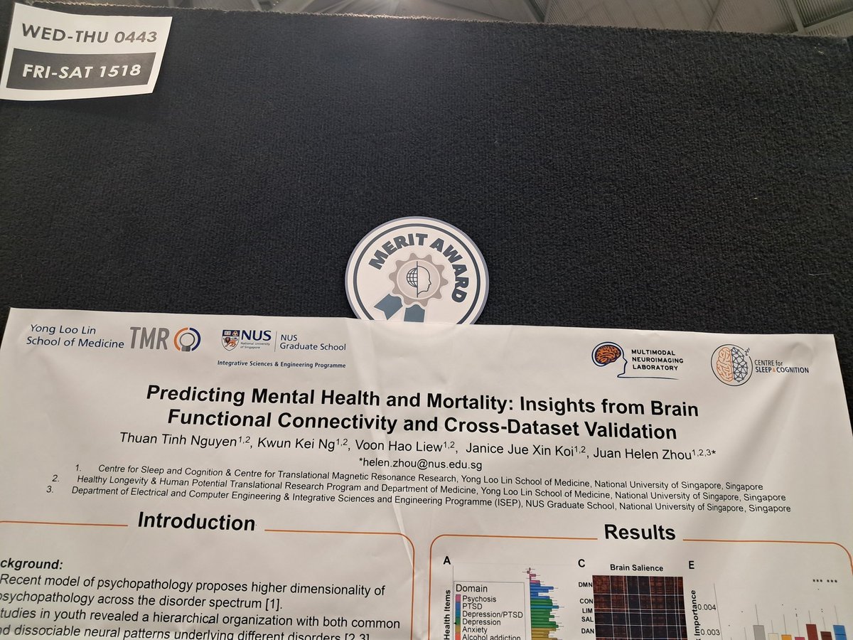 Come to my poster and get a sneak peak before my presentation on Friday!!