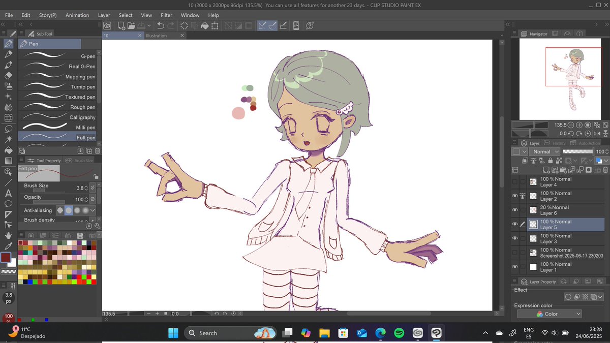 WIP✨️💚🩷
.
.
.
#digitalart #ArtistOnX #art #oc