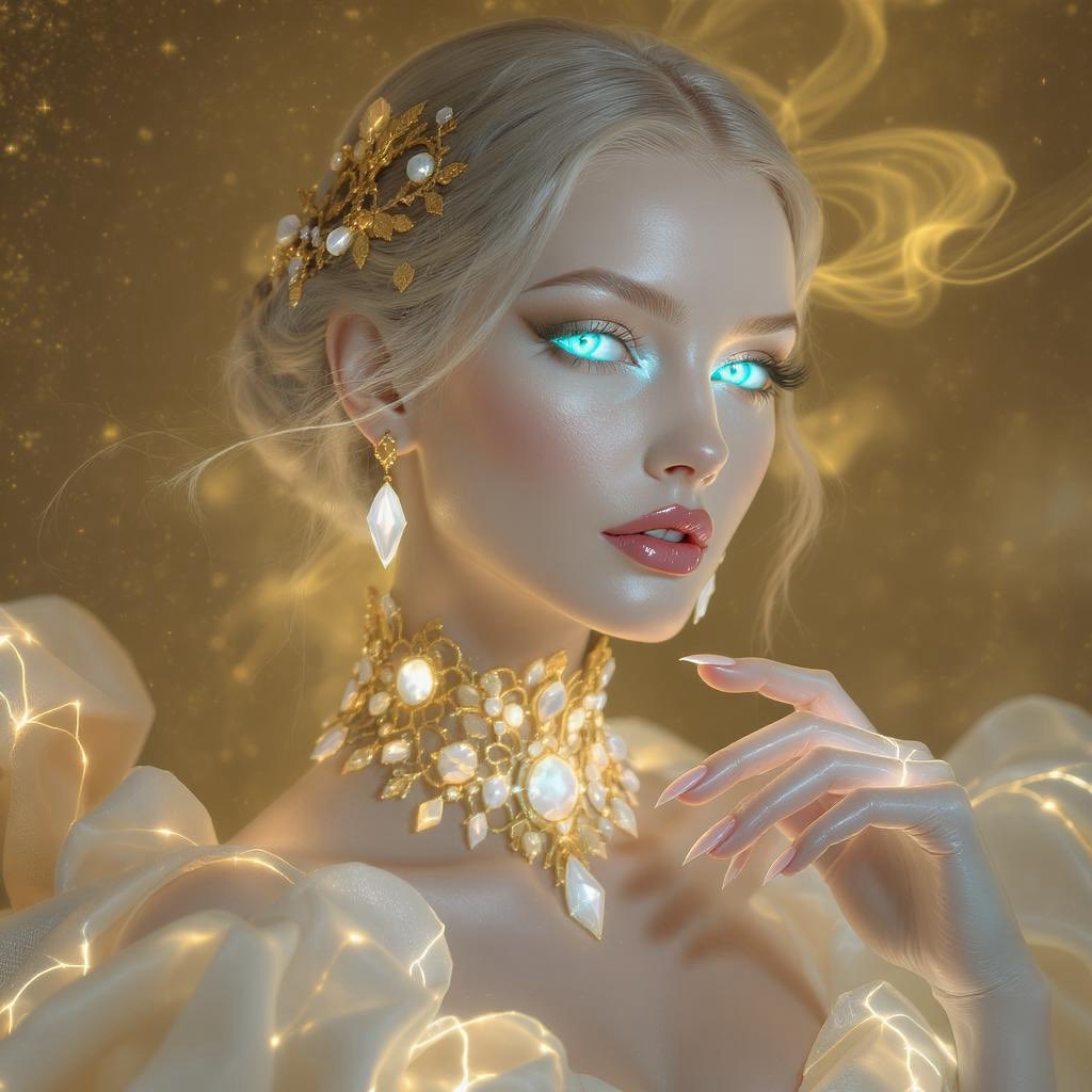 petalsfuture's tweet photo. ✨ She whispered to the pollen in moonlight,
and it obeyed.
Her hands spun threads of starlight
and stitched memory into the sky.
She didn’t speak —
she shimmered.

#PetalsFuture #WeekendShowcase #CosmicGoddess #SurrealFantasy #DivineLight https://t.co/hokGSKlnFH