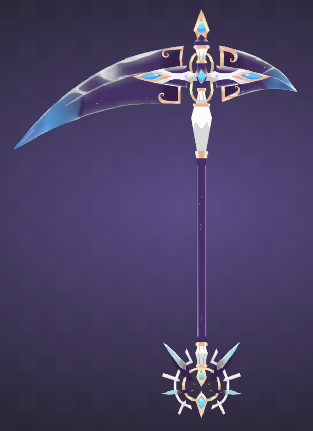 Galaxy Scythe #ROBLOX #modeling #RBXDev #Development #stylized #RobloxDev #gamedev #RobloxGames #blender #3DModel