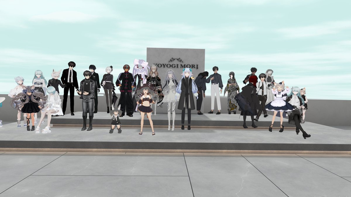 昨日のよよもり交流会に水着imiutちゃんで参加しました～！
いろんなおしゃれ改変を見れて楽しかった！
新作のNH02ちゃんのモデルもディティールすごかったし、こりゃまた次の交流会が楽しみだぁ～

#YOYOGIMORI 
#よよもり交流会