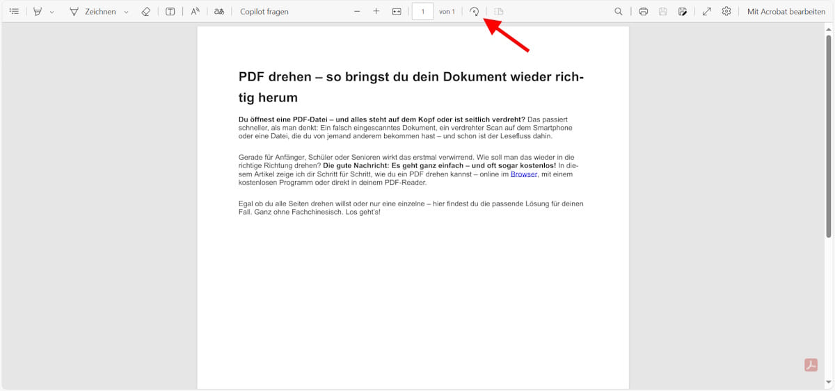 DirkLoebe's tweet image. PDF drehen – so bringst du dein Dokument wieder richtig herum dirks-computerecke.de/anleitungen/pd… #pdf #pdftips