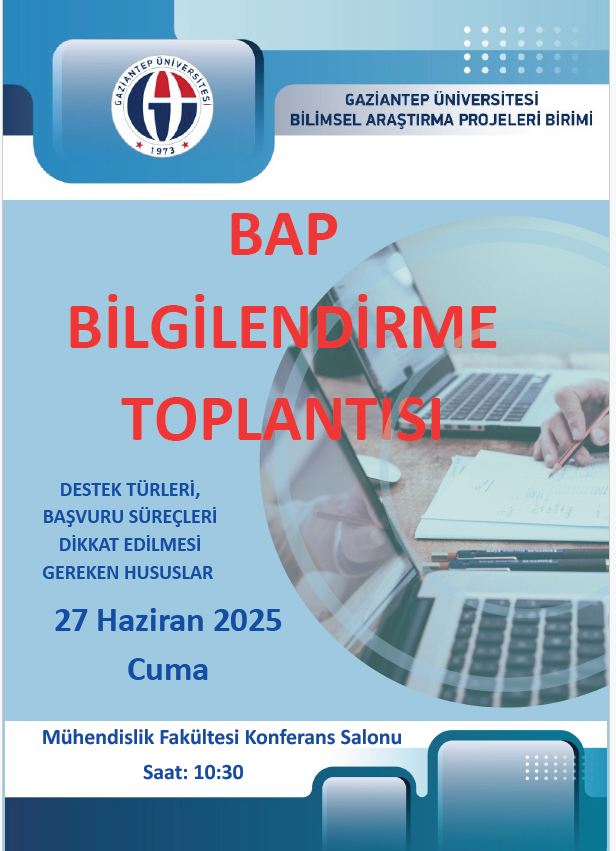 Gaziantep Üniversitesi BAP Birimi (@gaziantepbap) on Twitter photo 