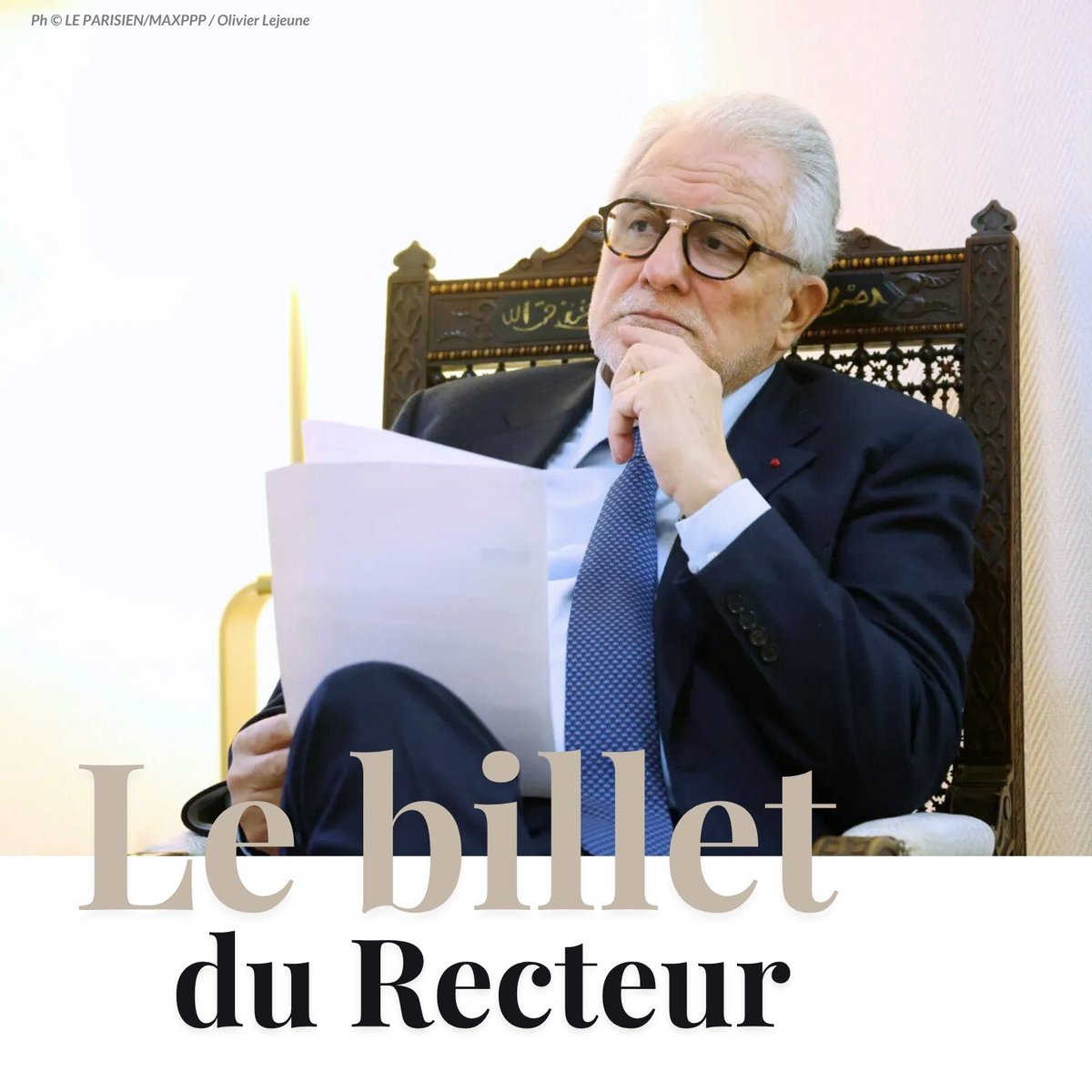 Retrouvez le nouveau #billet du Recteur @ChemsHafiz - "L’Europe, la paix et l’impensé du monde".

➡️ grandemosqueedeparis.fr/post/le-billet…