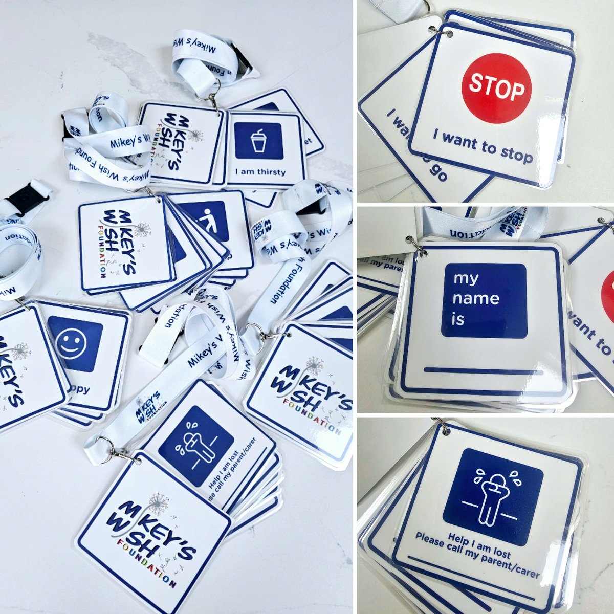 We have been working hard on our 'communication lanyards', and we now have them ready 💙
#SLT #communication