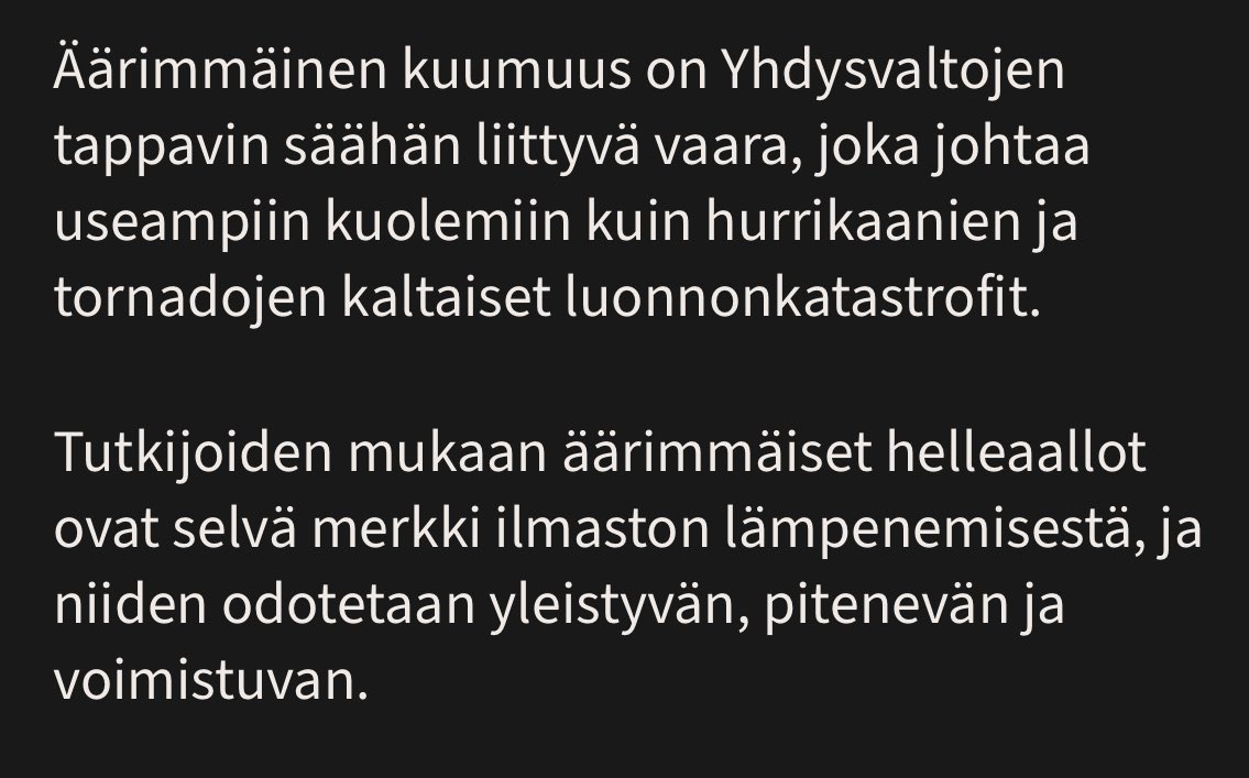 Onneksi sentään jossain päin on hellettä, ja tutkijatkin pääsi ääneen… Sais kyllä nopeutua lämpeneminen. #kylmä #kesä