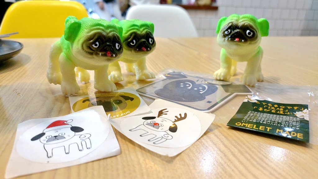 あきぱぐ PUGJYU パグ獣 黒パグ獣 ソフビ シカフェス 未開封
