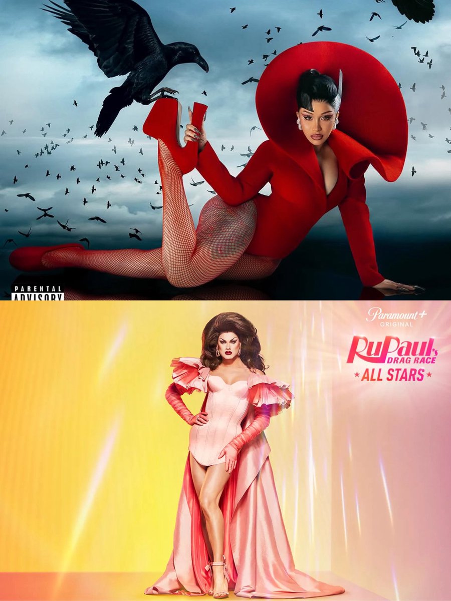 NotLaGrupa's tweet image. “Si bien la inspiración del álbum de Cardi proviene de un drama de la vida real, a ella le encanta Scarlet Envy y están en pláticas para trabajar juntas pronto”, - Represente de Cardi B refiriéndose a si el título del álbum está inspirado en la frase de Scarlet Envy en All Stars…