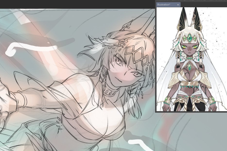 DAWNlingchen's tweet image. Working on commish today! #vgen #vgencomm twitch.tv/dawnlingchen