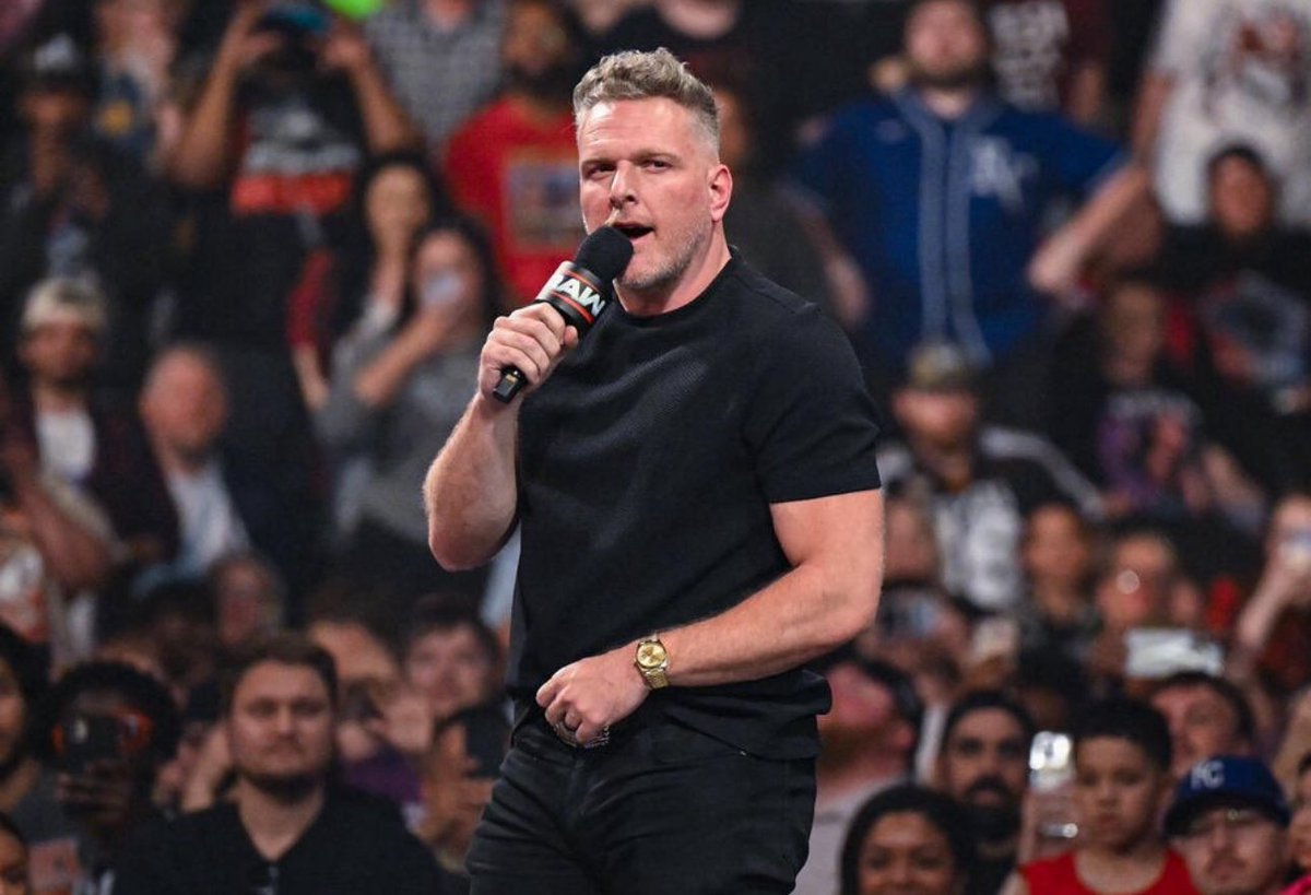 WrestleOps's tweet photo. Pat McAfee says that he’s been pretty exhausted when addressing his absence from commentary.

(via @PatMcAfeeShow) https://t.co/A4yw7DsxQ8