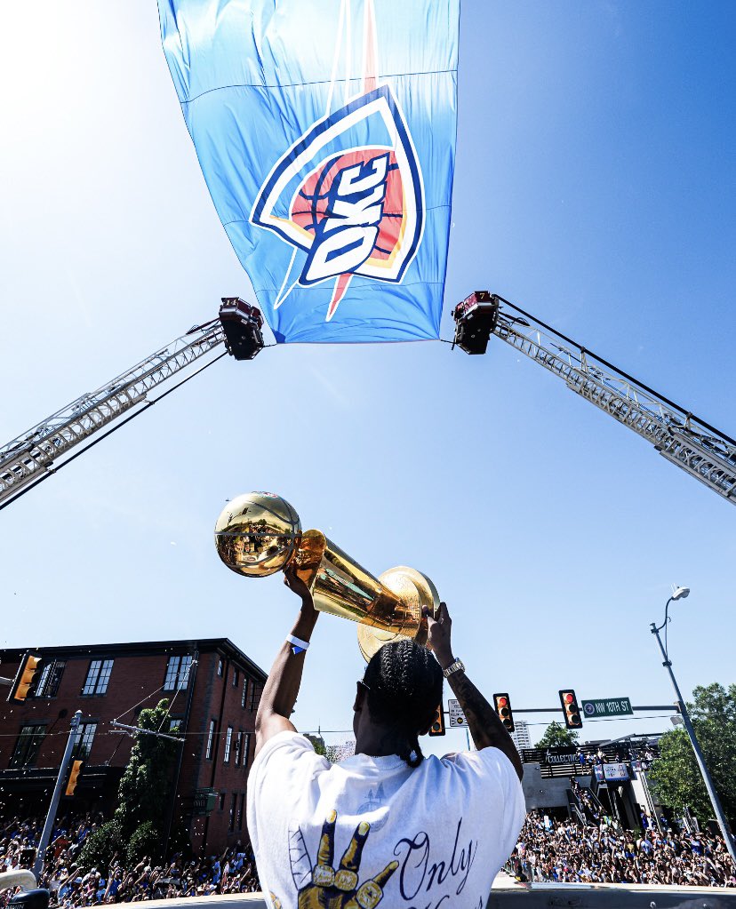 zachlbaker's tweet photo. I still can’t believe it

2025 NBA Champions #ThunderUp https://t.co/kZvyI6SiQQ