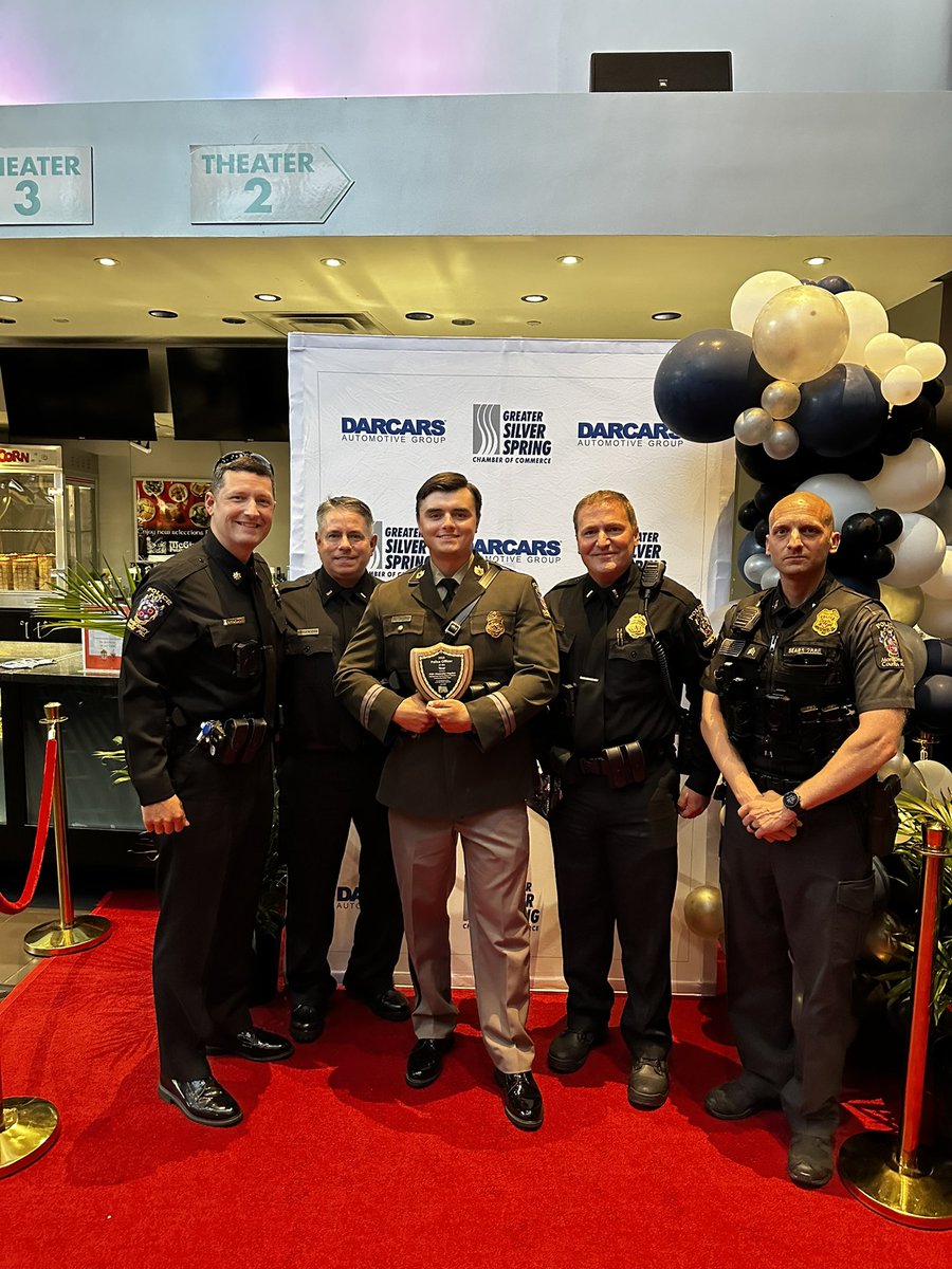 MCPD 3D Commander (@mcpd3dcommander) on Twitter photo Congratulations to your <a href="/mcpnews/">Montgomery County Department of Police</a> 3rd District Officer A. Hayden on being recognized as the <a href="/GSSChamber/">GSSCC</a> Officer of the Year this evening.
Officer Hayden was awarded this due to his proactive policing and community focused efforts which have improved public safety for our Congratulations to your <a href="/mcpnews/">Montgomery County Department of Police</a> 3rd District Officer A. Hayden on being recognized as the <a href="/GSSChamber/">GSSCC</a> Officer of the Year this evening.
Officer Hayden was awarded this due to his proactive policing and community focused efforts which have improved public safety for our