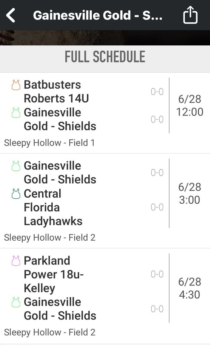 Brooklyn Sawyer (@bsawyer27) on Twitter photo Come watch us play this weekend! <a href="/gvillegold/">Gainesville Gold-Shields</a> <a href="/joe_pound/">Joe Pound</a> <a href="/Abbie_Millete/">Abbie Millete</a> <a href="/EFSCSoftball/">EFSC Softball</a> <a href="/FloridaTechSB/">Florida Tech Softball</a> <a href="/BarryUSoftball/">Barry University Softball</a> <a href="/FNUSOFTBALL/">Coach P</a> <a href="/FAUSoftball/">Florida Atlantic Softball</a>
View Brooklyn Sawyer's FieldLevel softball recruiting profile #uncommitted fieldlevel.com/app/profile/br… Come watch us play this weekend! <a href="/gvillegold/">Gainesville Gold-Shields</a> <a href="/joe_pound/">Joe Pound</a> <a href="/Abbie_Millete/">Abbie Millete</a> <a href="/EFSCSoftball/">EFSC Softball</a> <a href="/FloridaTechSB/">Florida Tech Softball</a> <a href="/BarryUSoftball/">Barry University Softball</a> <a href="/FNUSOFTBALL/">Coach P</a> <a href="/FAUSoftball/">Florida Atlantic Softball</a>
View Brooklyn Sawyer's FieldLevel softball recruiting profile #uncommitted fieldlevel.com/app/profile/br…