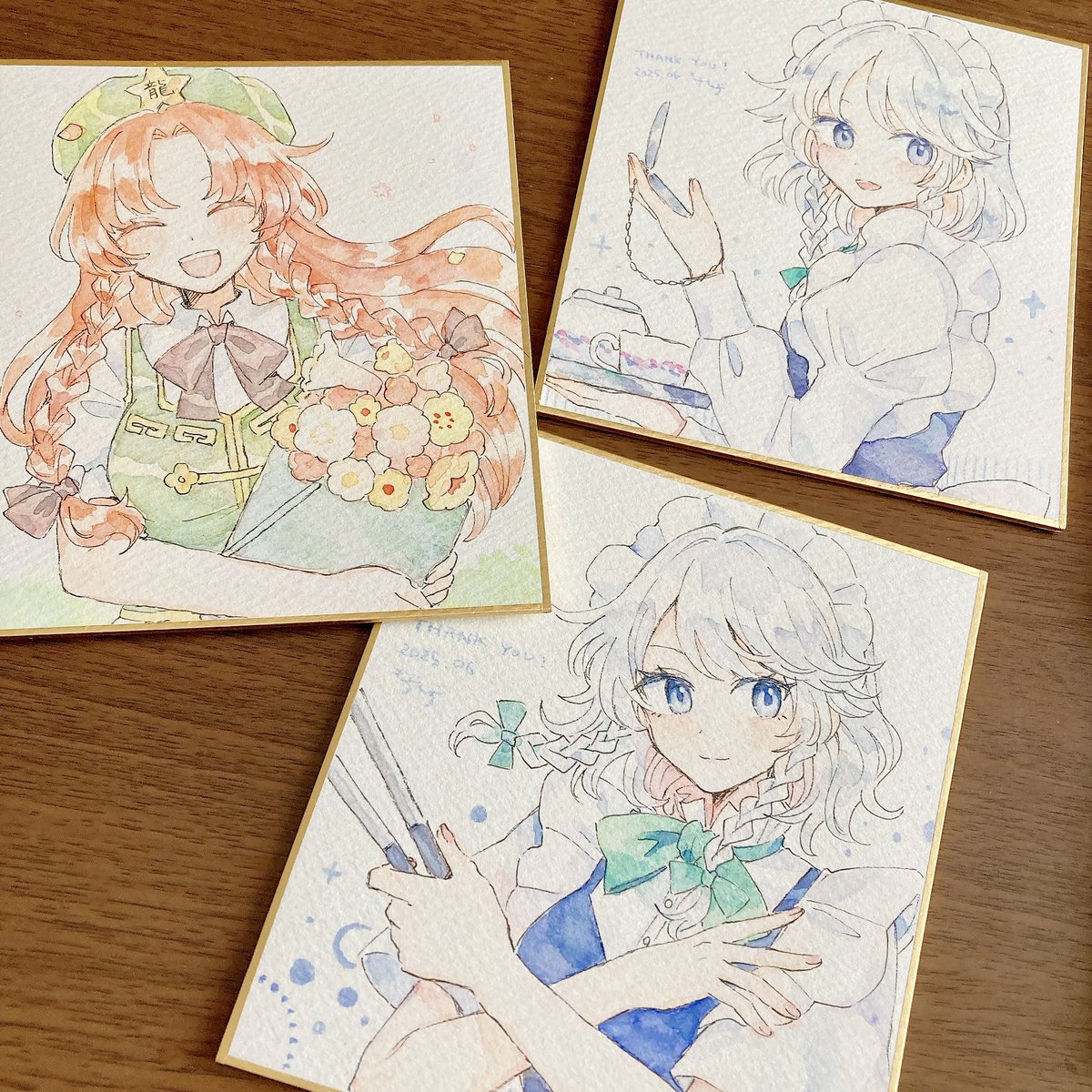 十六夜咲夜 「boostのお礼絵しきし」|もずくず🐘例大祭う34bのイラスト