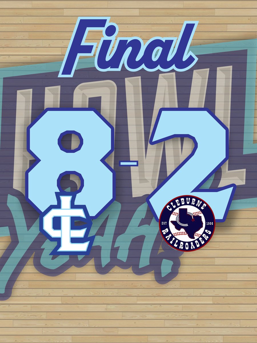 Keeping the winning ways rolling.

DockHounds down <a href="/CRRBaseball/">Cleburne Railroaders</a>.
#HowlYeah