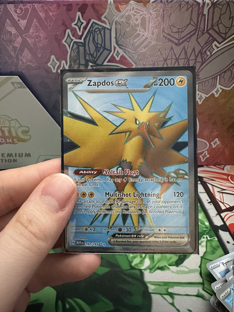 Pulled a Venusaur tonight and Zapdos! Just need Blastoise now!