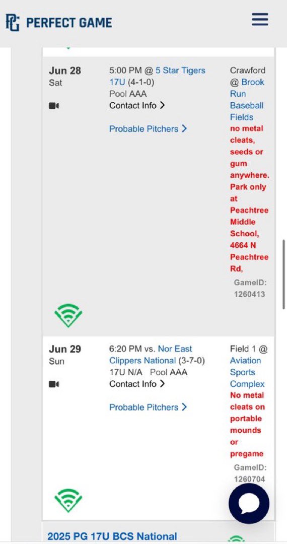 Excited for the PG WWBA National Championship this week. Here is our schedule with <a href="/Megastarbasebal/">Charlotte Megastars Baseball</a> for the week. <a href="/EastMeckBasebal/">EastMeckBaseball</a> <a href="/h2tp_facility/">Head 2 Toe Performance Facility</a>