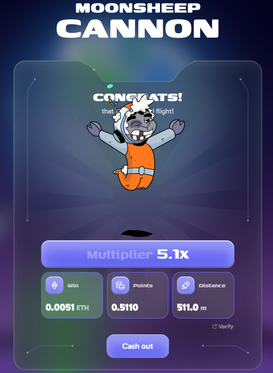busterath's tweet image. The new @moonsheepverse game slaps
Most fun gamble app on abstract so far
witty.game/moonsheep-cann…