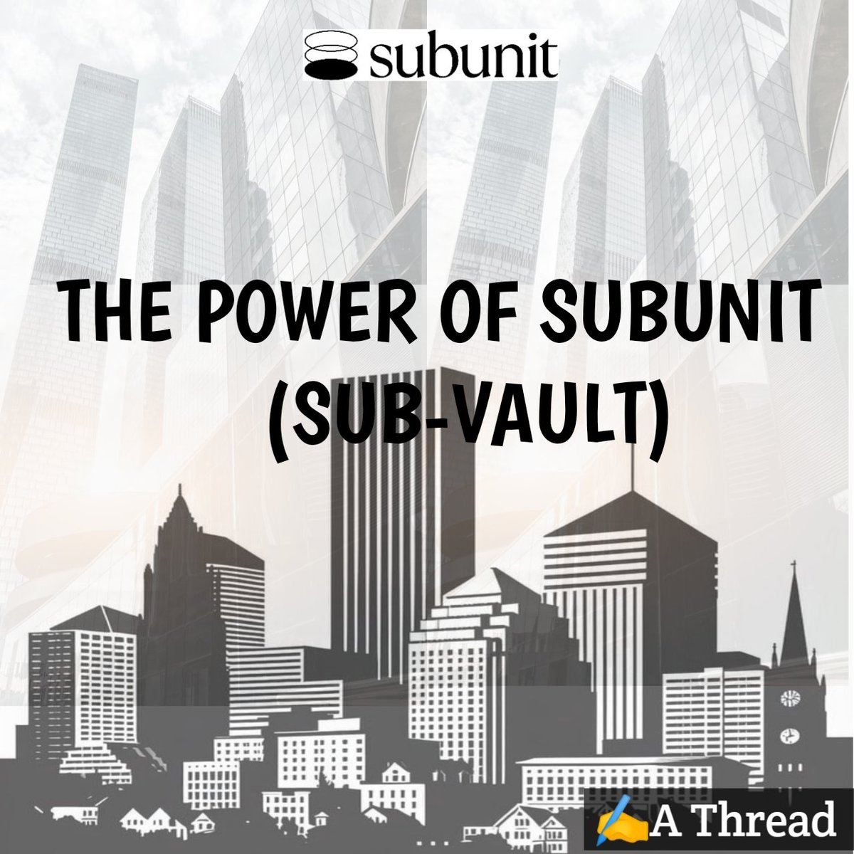 Melaninchopper's tweet image. These problems are not random.
They’re symptoms of a legacy system that refuses to evolve.

Until now:

Subunit is reimagining real estate from the ground up  with SubVaults.

It&apos;s not theory. It’s here.

Let’s break it down.
#Subunit #SubunitSubvault #SubsquadOGs
