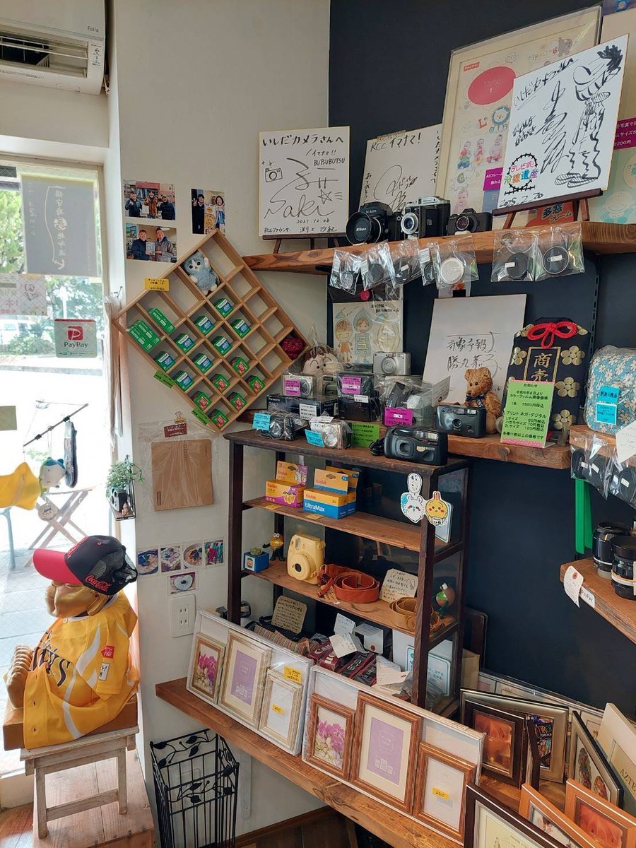 necoto_issyo's tweet photo. 呉市の「いしだカメラ店」様に募金箱を設置していただきました！
創業60年以上（！）、カメラ販売や写真撮影など幅広く営業されています✨ https://t.co/ATZIiF8Re1
