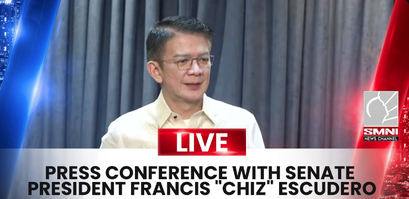 LIVE: Press conference with Senate President Francis "Chiz" Escudero | June 25, 2025

WATCH: 👇
youtube.com/watch?v=-AxhGW…