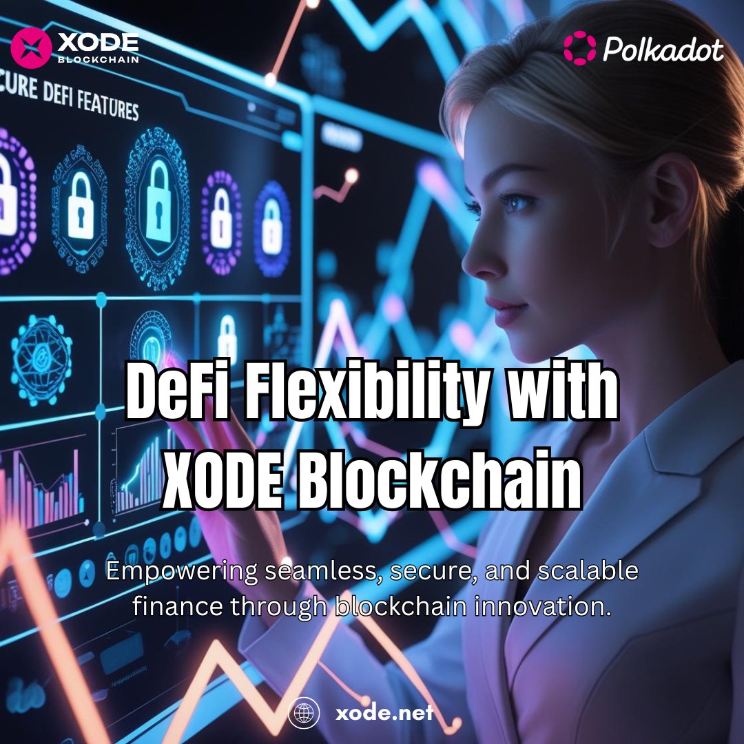 XodeNet's tweet photo. 🔗DeFi Flexibility with XODE Blockchain

Empowering seamless, secure, and scalable finance through blockchain innovation.
https://t.co/PRS824nP0o

#XODEBlockchain #DeFiFlexibility #CryptoFinance #DecentralizedFuture #XODEDeFi #Web3Innovation #SmartFinance https://t.co/ZVu53XA7Zi