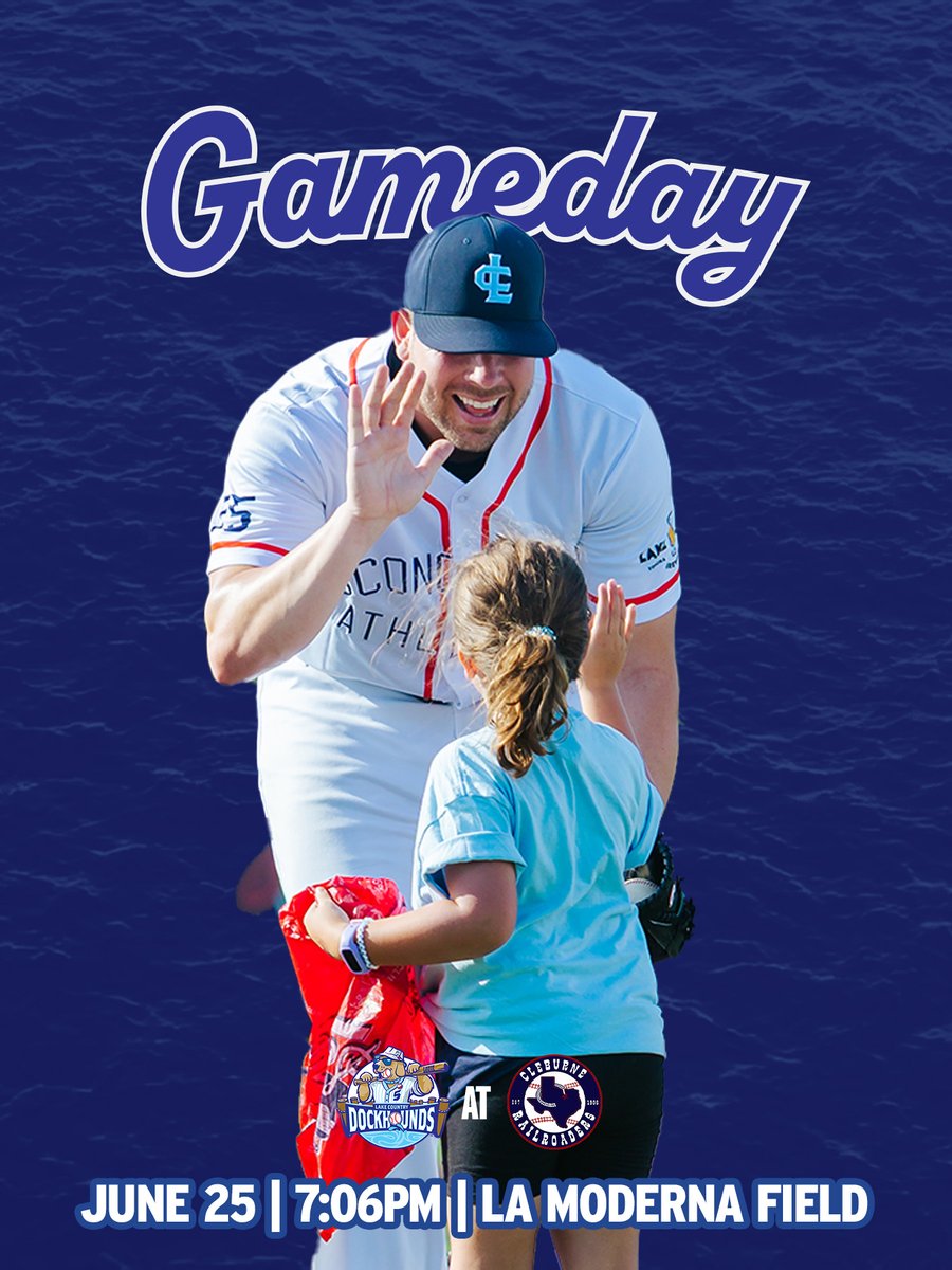 Looking to make it 3 in a row!

⚾ DockHounds vs Cleburne Railroaders 
📅 June 25, 2025
⏰ 7:06pm
📍 La Moderna Field in Texas
📺 aabaseball.tv

#HowlYeah
