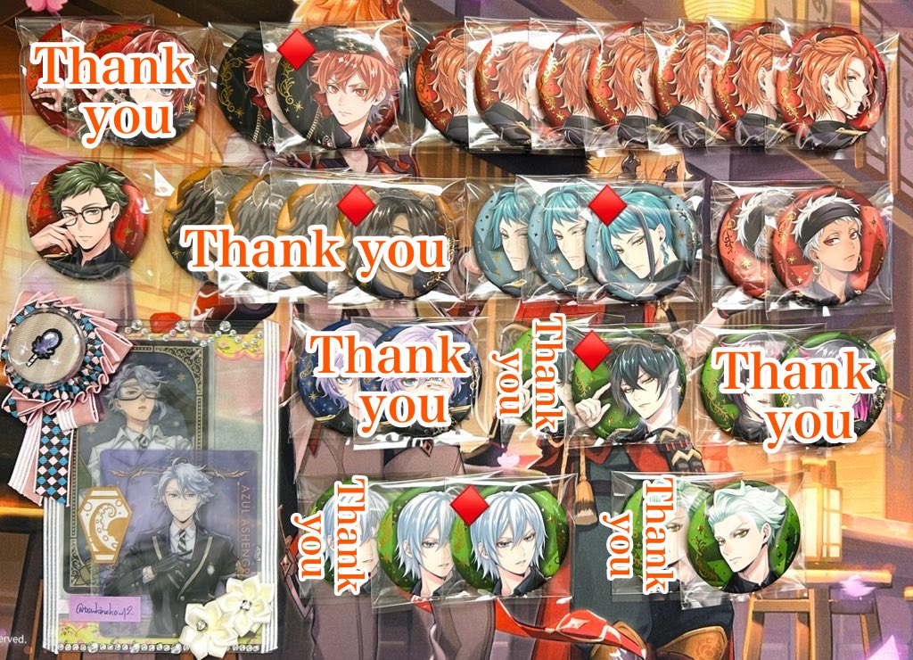 ツイステ 5周年 ブレイジングジュエル 缶バッジ 交換 vol.1 vol.2 譲