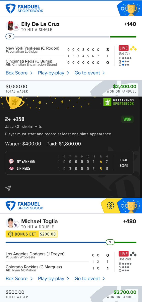 Jokeeee_'s tweet photo. LETS. KEEP. FIGHTING. 

-115✅
+140✅
+350✅
+480✅
+532✅
+3800✅

+17.99u today and over $15,000 in profit  🫡

https://t.co/osaIoi3ifd use code “MLB25” for 25% off! 

Code expires in 24 hours https://t.co/IwZB3DT69g