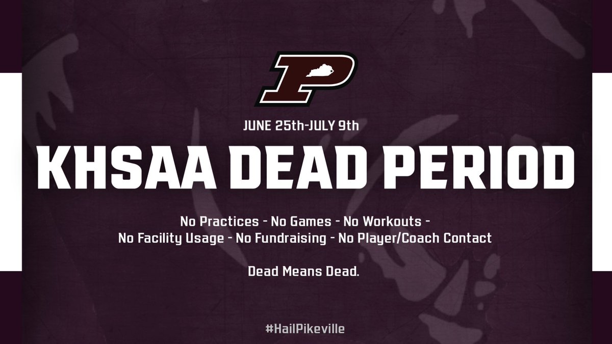 𝐊𝐇𝐒𝐀𝐀 𝐃𝐞𝐚𝐝 𝐏𝐞𝐫𝐢𝐨𝐝:

Enjoy your time away! See you in July!

🐾