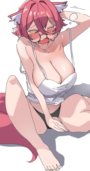 めっちゃねてた…(=ω=*)Zzzzzz おはすな～!!! 湿度がすごい!!!!汗ばむ!!!!(';ω;`) 今日は20時からナイトレインコラボ!、そのあとガチャ配信!! 今日もよろすなー!!! #おはようVtuber