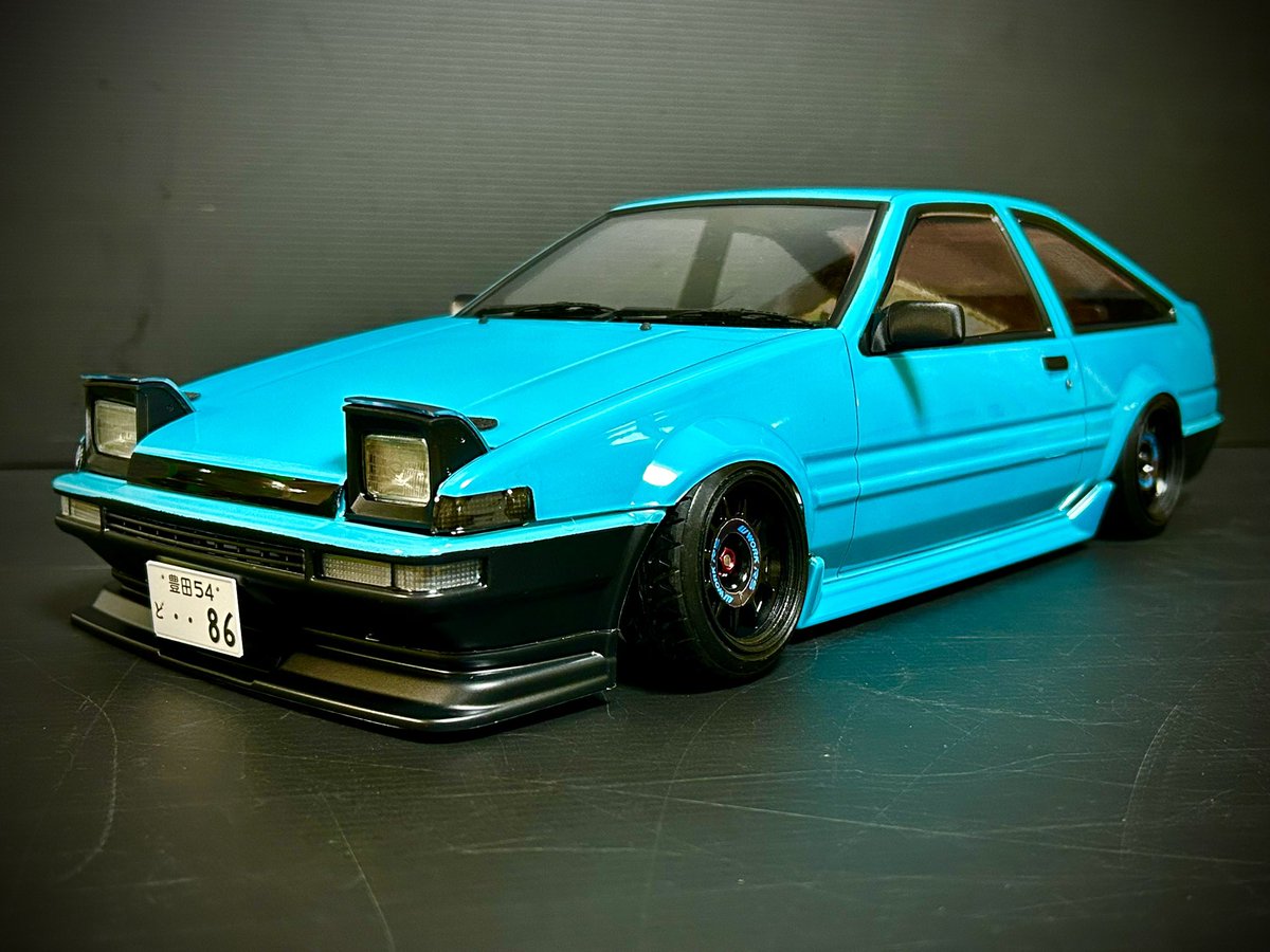 MRC AE86トレノ 3ドア 前期風 塗装済みボディ イッショウ (@1showPaint