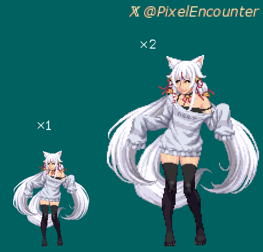 PixelEncounter's tweet photo. @kamikokana #pixelart #pixel_art #aseprite https://t.co/Ue789HLrtl