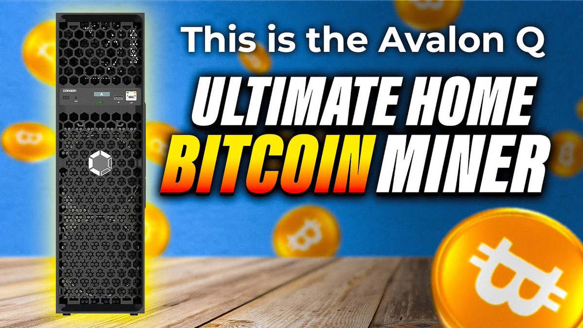 The BEST Miner for Mining BITCOIN at Home in 2025 has Arrived! Enjoy this  Hands-On, Detailed Article on the Brand New Canaan Avalon Q. @canaanio I am  Excited to Announce https://t.co/jlbZzYRVVH is