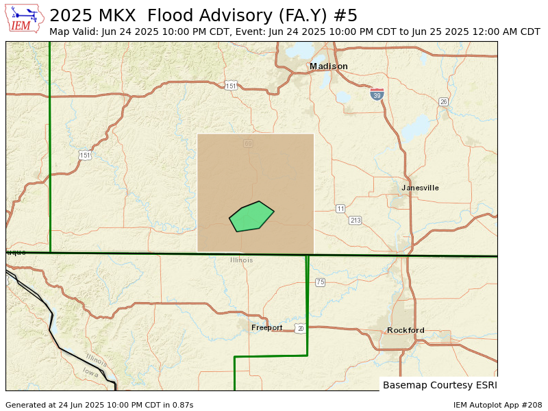 MKX issues Flood Advisory for Green [WI] till Jun 25, 12:00 AM CDT mesonet.agron.iastate.edu/vtec/f/2025-O-…