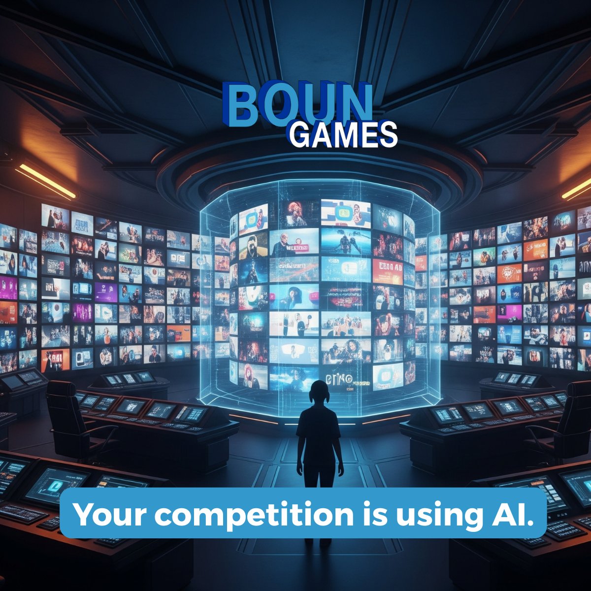 BounGames's tweet photo. The new standard in Game Advertisement is AI-powered creative testing. If you're not testing hundreds of ad variations automatically, you're already behind. This is how games scale to millions now. #AI #GameDev #BOUN #BounGames https://t.co/pumsHogAn1