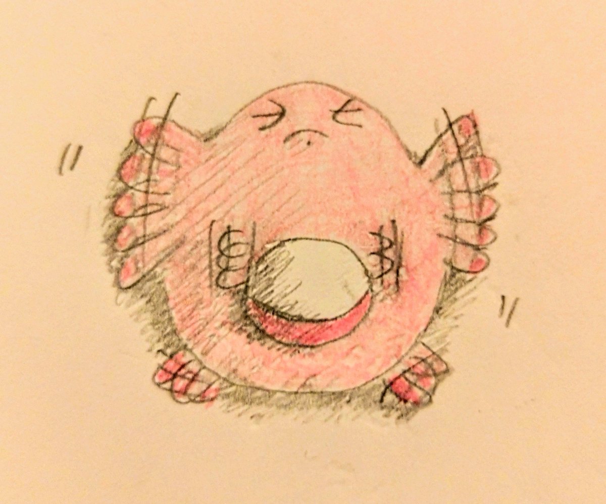 sheep85617091's tweet photo. 働ッキーたくない！
I don't want that much labor chancy!
#ポケモン #ラッキー #イラスト #ギャグ #だじゃれ #みんなで楽しむTwitter展覧会 #pokemon #Chancy #illustration #pun #joke https://t.co/LeZDw6wmDM