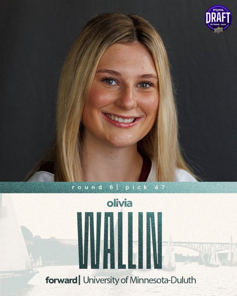JrDolphins's tweet photo. Congratulations to @JrDolphins alumni Olivia Wallin & Tamara Giaquinto on being drafted into the PWHL tonight!!! #BleedBlueProud #SeattleBound #MontrealBound https://t.co/ecIaw4sWbX