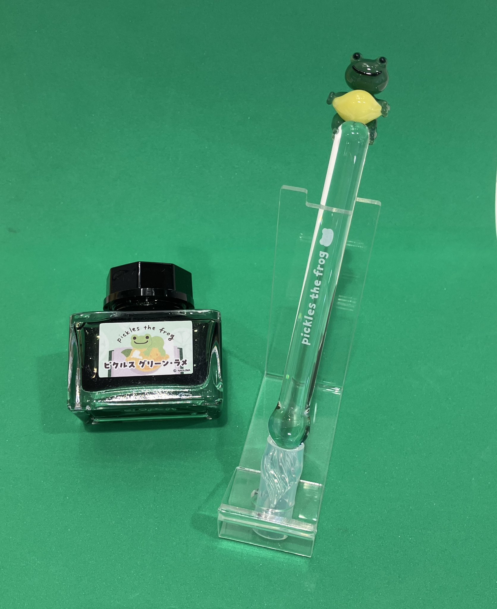 カエルのピクルス　ガラスペン かえるのピクルス pickles home