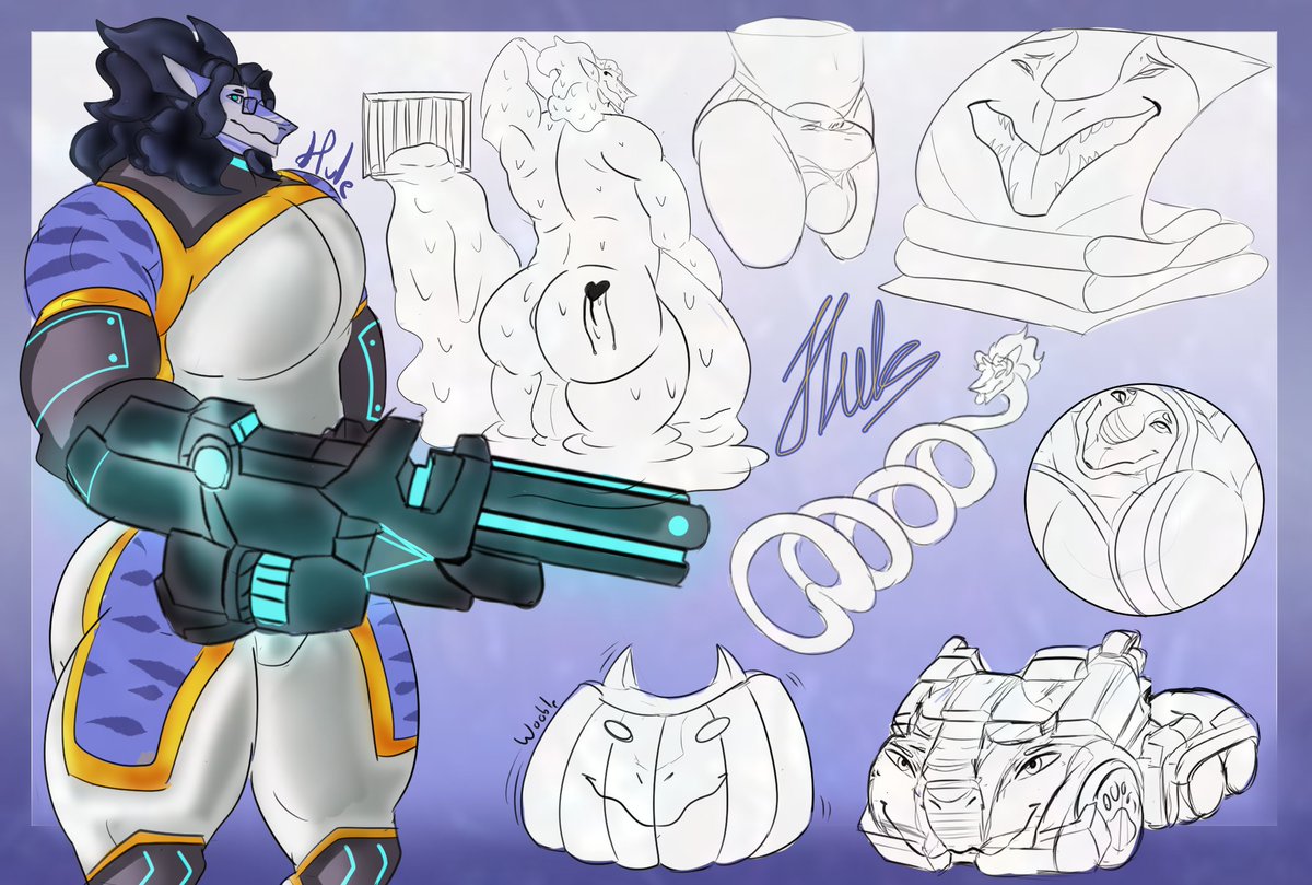 ThatRubberWedge's tweet image. [TF Sheet] Assorted Hule
Hule showing his powers~ and his almost not limit malleability with high tech.
enjoy~!

#FurryArt #Elastic #stretchy #goo #flat #balltf #tf #transformation #Fursona #Sergal #stretchypowers #clothingtf #underweartf