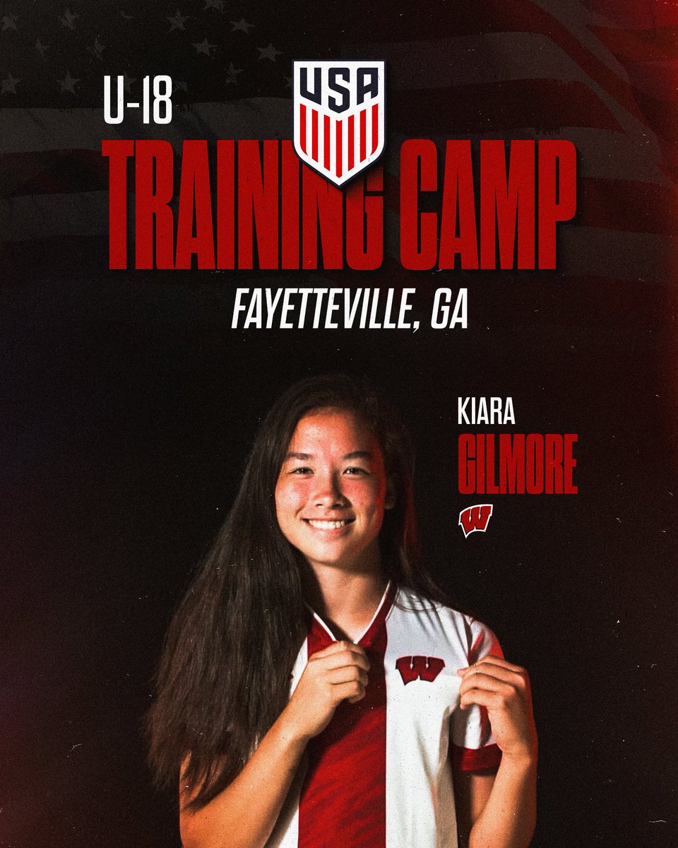 Red, white, and ready to rep 🇺🇸 

Kiara Gilmore earns a U.S. U-18 National Team call-up!

#OnWisconsin